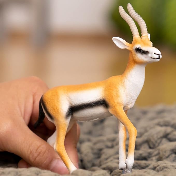 Schleich Wild Life New 2023, Wild Animal Safari Toys for Boys and Girls, Thomson Gazelle Toy Figurine, Ages 3+