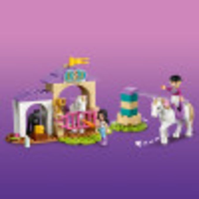 LEGO Friends Horse Training and Trailer Building Set 41441 with Stables, Car, Horse Toy, and Foal Figure, Great Gift Idea for Girls and Boys 4 Plus Years Old