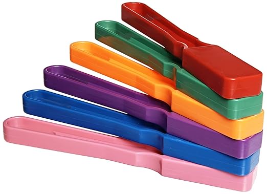 hand2mind Rainbow Magnetic Wand Set for Kids for 5-10, 8 Inch with Magnet Bar, Use for Sewing, Science Experiments, Bingo, Fridge, and Magnetic Concepts, Homeschool Supplies (Pack of 6)