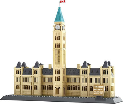 Oichy Parliament Hill Model Building Kits, World Famous Architectural Building Blocks Set, Ottawa Parliament Toy Building Sets for Adults and Kids(608 PCS)