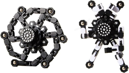 Transformable Fidget Spinners for Kids and Adults Stress Relief Sensory Toys for Boys and Girls Fingertip Gyros for ADHD Autism for Kids Gifts