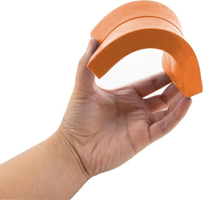 BAZIC Modeling Clay Orange Color 1 LB, Light Dough Art Craft, Non Toxic Gift for Artist Kids Toddler Boys Girls, Bulk for Classroom, 24-Pack