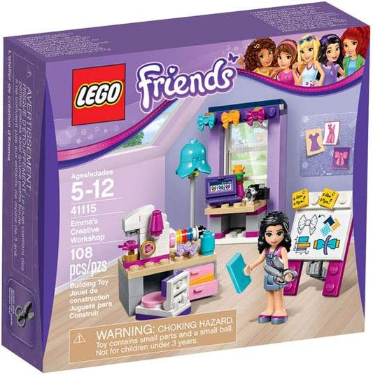 LEGO Friends Emma's Creative Workshop Kit (108 Piece)