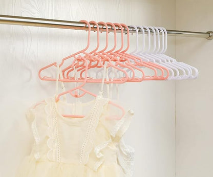 40pcs Grey Baby Nursery Closet Hangers,Non-Slip Laundry Infant Pant Hanger for Newborn Clothes Gift,Stackable Hangers,Save Space Ultra-Thin Child Coat Hanger for Girl Boy Toddler Kid.