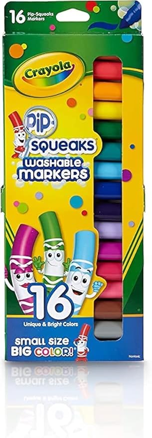 Crayola Pip-Squeaks Washable Markers 16 ea (Pack of 3)