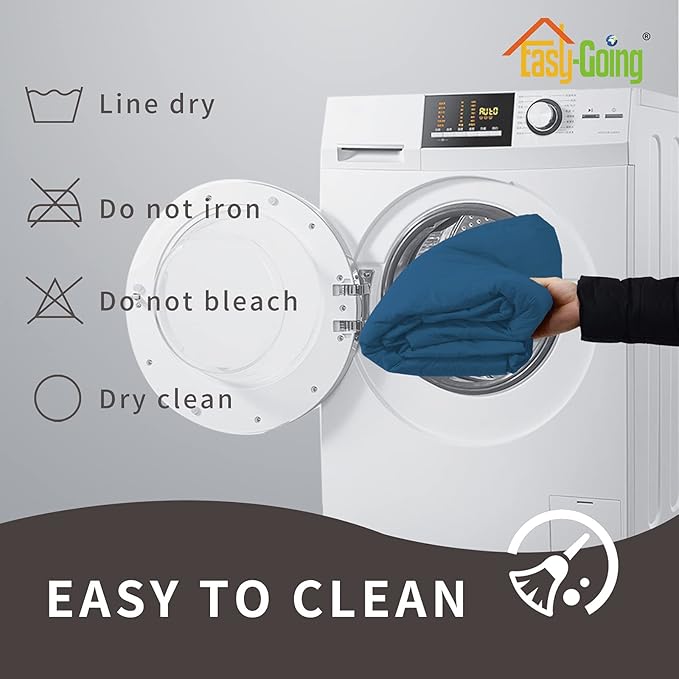 Easy-Going Sofa Slipcover Waterproof Sofa Cover Couch Cover for 4 Cushion Couch with Elastic Straps Washable Non-Slip Furniture Protector Cover for Pets, Dogs, Cat (XX-Large, Peacock Blue)