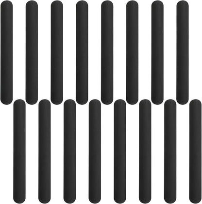 Silicone Rubbber Slap Bracelets Plain Slap Bracelets Wrist Soft and Safe Slap Bands Wrap Band for School Party Favors DIY Painting Wristband Craft