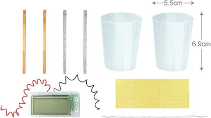 4M Potato Clock DIY Green Science Chemistry Engineering Lab - STEM Toys Educational Gift for Kids & Teens, Girls & Boys, Brown