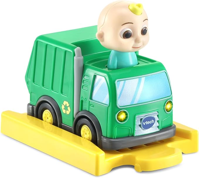 VTech CoCoMelon Go! Go! Smart Wheels JJ’s Recycling Truck and Track