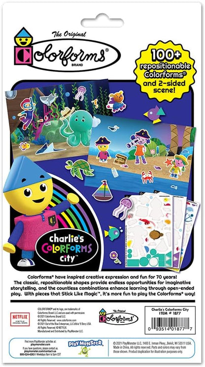 Colorforms Travel Set, Stickers for Kids – Charlie's Colorforms, Arts and Crafts, Reusable Sticker Book, Kids Stickers, Toddler Crafts, Stickers for Boys, Arts & Crafts, Craft Supplies, Ages 3+