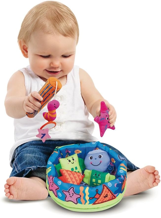 K's Kids Fish and Count Learning Game + FREE Melissa & Doug Scratch Art Mini-Pad Bundle