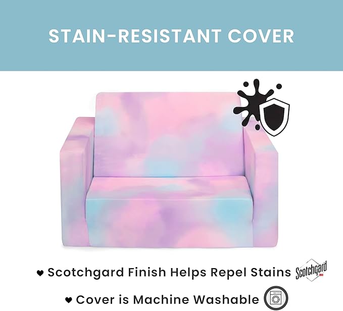 Cozee Flip-Out Chair - 2-in-1 Convertible Chair to Lounger for Kids