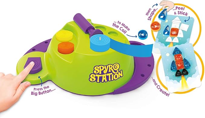 Quill On Spyrosity Explore Quilling Craft Kit | Arts and Crafts for Kids Ages 6-8 | Girls Toys Age 6-8 | Crafts for Kids Ages 4-8 | 7 Year Old Girl Birthday Gifts | Gifts for 5 Year Old Girls