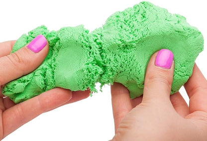 Kicko Colorful Magic Sand - 6 Pack of Magic Sand in Assorted Colors - Gifts for Kids, Stress Reliever, Learning Tool, Novelties, Play Sand