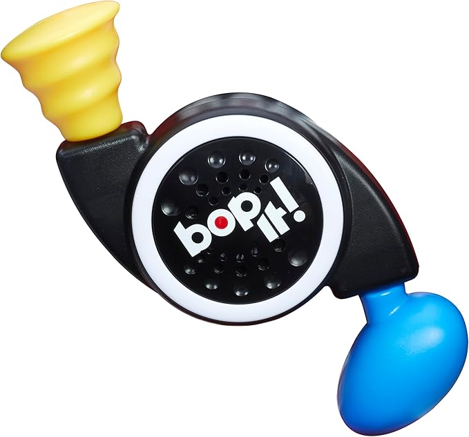 Hasbro Gaming Bop It! Micro Series Electronic Game for 1 or More Players, Classic Bop It! Gameplay in a Compact Size, Fun Party Game for Kids Ages 8+