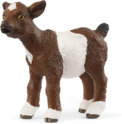 Schleich Farm World - 2" Baby Goat Kid Toy for Kids. Realistic Hand-Painted Farm Animal Toys for Boys and Girls. Fun Educational Figure for Screen-Free, Imaginative Learning for Children Ages 3+ 14888