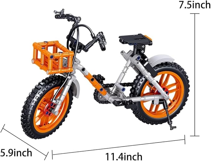 ENHANA Motorcycle Building Blocks Bike Cycle Compatiable with Tech Set Mountain Bike Building Kit Toy STEM Educational Bike Building Set for 6-10 Years Old Boys