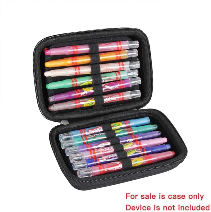 Hermitshell Hard Travel Case for Crayola Mini Twistables Crayons 24 Classic Colors Non-Toxic Art Tools for Kids