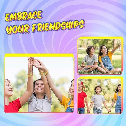 Bedwina Friendship Bracelets For Kids - (Pack of 432) Neon Adjustable Woven Rope Friendship Bracelets Bulk for Girls and Boys - Classroom Prizes for Kids Birthday Party Favors & Goodie Bag Stuffers