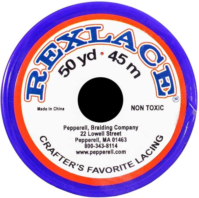 Craft County Primary, Rexlace 6 Pack - 50 Yard - 45 Meter Spools - Non-Toxic Plastic Lacing