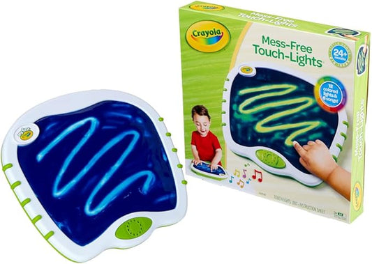 Crayola Toddler Touch Lights, Musical Toy, Sensory Board, Sensory Toys for Toddlers, Mess Free Finger Painting, Gift for Toddlers, 2+