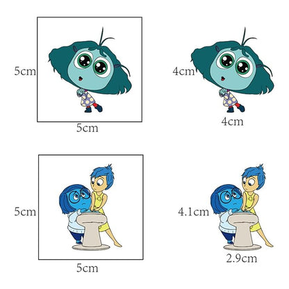 20PCS Cute Temporary Tattoos Stickers Cute Cartoon Waterproof Temporary Tattoos Stickers for Kids,Classroom Reward Supplies,Birthday Party Halloween and Christmas Surprise Decoration Supplies