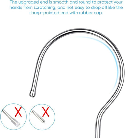 Fayleeko Wire Hangers 50 Pack Coat Hangers Strong Heavy Duty Stainless Steel Metal Hangers 16.5 Inch Ultra Thin Space Saving Clothes Hangers