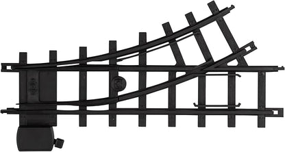 Lionel Ready-to-Play Left & Right Hand Interchange 2-Piece Black Plastic Track Pack