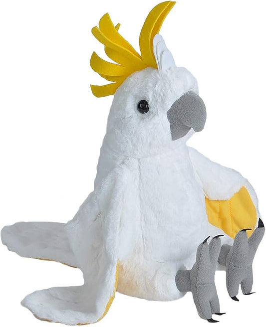 Wild Republic Cockatoo Plush, Stuffed Animal, Plush Toy, Gifts for Kids, Cuddlekins 12 Inches (10925)