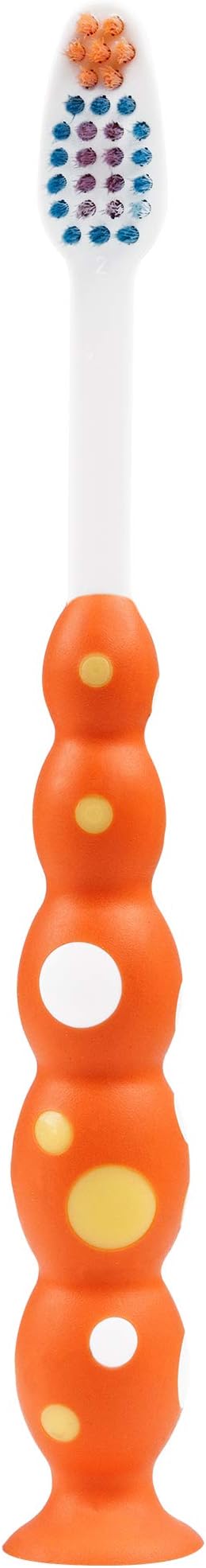 Kids Healthy Fun Suction Cup Soft Toothbrushes, 4 Count Twin Pack