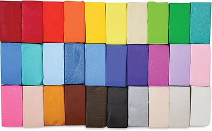 Sculpey III 30 Vibrant Colors of Polymer Oven-Bake Clay, Non Toxic 1.88 lbs., great for modeling, sculpting, holiday, DIY, mixed media and school projects. Great for all skill levels.