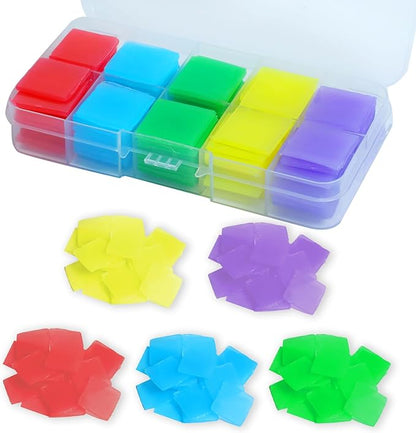 100Pcs Diamond Art Painting Glue Clay Wax,DIY 5D Diamond Art Accessories Tools Supplies Set with Storage Box,Colorful Clay Embroidery Painting Set Cross Stitch DIY Crafts Tool