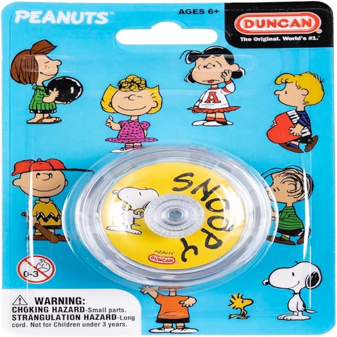 Duncan Toys Imperial Yo-Yo x Peanuts Imperial Yo-Yo, Beginner Yo-Yo with String, Steel Axle and Plastic Body, Snoopy