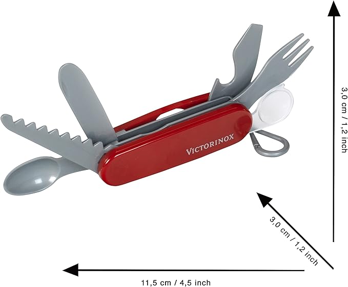 Theo Klein Victorinox 9.6092.1 Pocket Knife Toy The Pocket Knife for Young Children Who Want One of Their Own in VX Red 4.4 inches