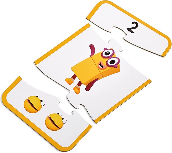 hand2mind Numberblocks Counting Puzzle Set, Number Puzzle, Counting Games for Kids Ages 3-5, Numbers for Toddlers, Math Games for Kids, Matching Game, Educational Toys, Preschool Learning Activities