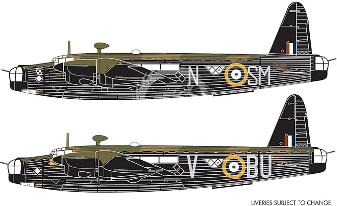 Airfix Vickers Wellington MK II 1:72 WWI Military Aviation Plastic Model Kit A08021