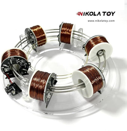 High tech electromagnetic Coil Accelerator - Multifunctional STEM Toy for Science Education & Creative Learning | Hands-On Physics Experiment Kit for Adults (electromagnetic Coil)