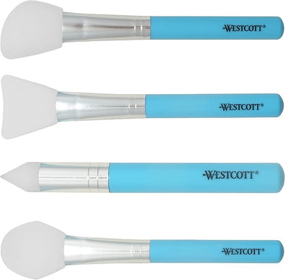 Westcott 00507 Silicone Tools Set for Crafting, 4 Piece