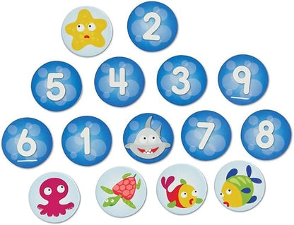 Learning Resources I Sea 10! Game, Math Games, Addition and Subtraction, Homeschool & Classroom Math Games, Educational, Includes 100 Cards, Ages 6+