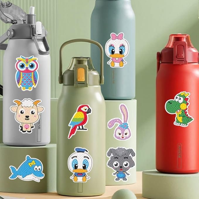 5D Diamond Craft Kits Stickers for Kids,Gem Kids' Paint by Number Kits Mosaic Sticker - Best Gifts for Girls Over Ages 6+ Easy for Kids Beginners