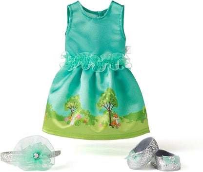 American Girl WellieWishers 14.5-inch Doll Garden Adventure Outfit with Silver Headband and Matching Shoes, For Ages 4+