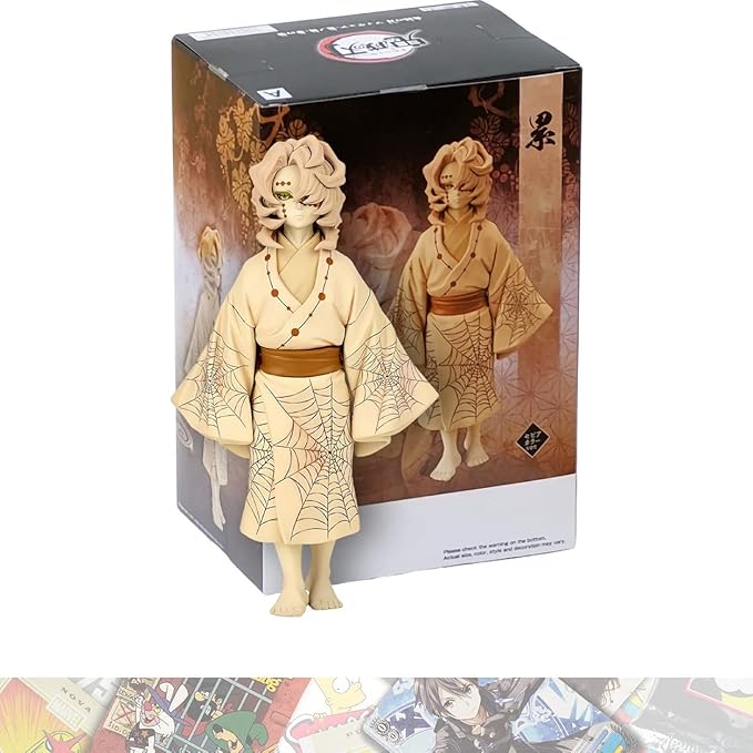 Banpresto Rui Ayaki [Sepia Color]: 14cm Oni no Sou Statue Figurine Vol.3 Bundled with 1 A.C.G. Compatible Theme Trading Card (17835)