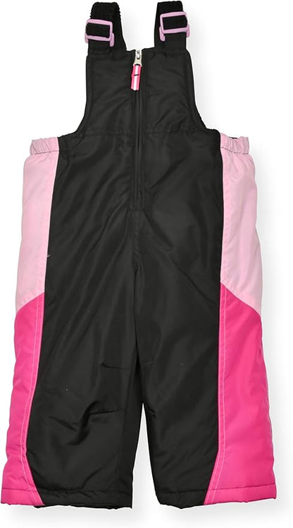 Arctic Quest Little Girls Bib Snow Pants and Ski Jacket Water-Resistant Snowsuit For Kids Winter Jacket For Girls