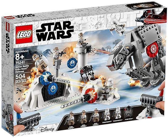 LEGO Star Wars: The Empire Strikes Back Action Battle Echo Base Defense 75241 Building Kit (504 Pieces)