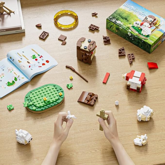 Jesus Christ Building Blocks Set, 277-Piece Shepherd Jesus Toy for Kids, Educational Christian Faith Toy for Children Age 6+, Ideal for Christmas and Birthdays