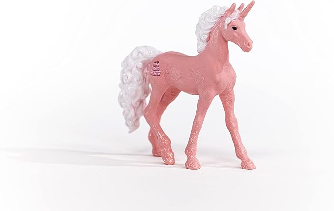 Schleich bayala, Collectible Unicorn Toy Figure for Girls and Boys, Birthday Cake Unicorn Figurine (Dessert Series), Ages 5+