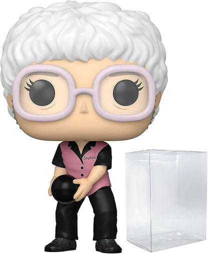 Funko TV: Golden Girls - Sophia in Bowling Uniform Pop! Vinyl Figure (Bundled with Compatible Pop Box Protector Case), Multicolored, 3.75 inches