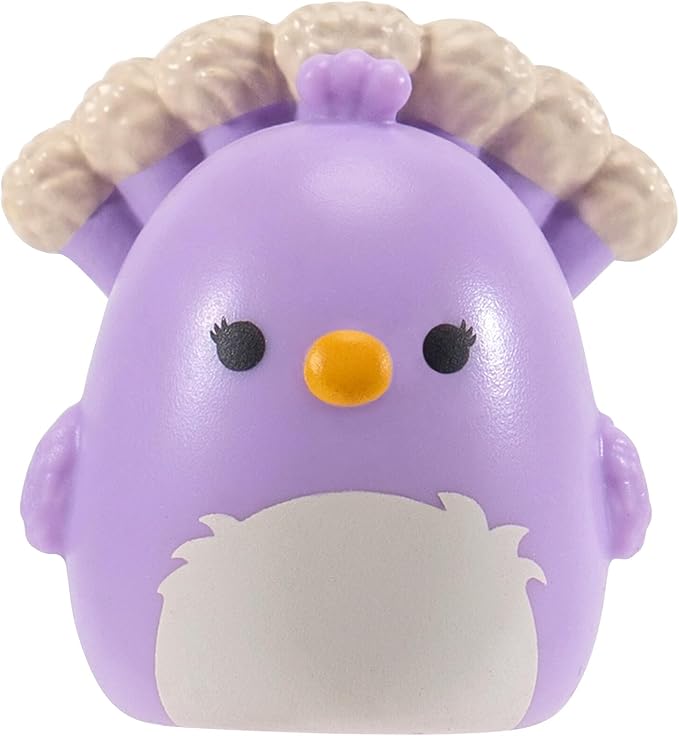 Squish-a-longs 8 Pack - 1” Mini-Squish with 2 Accessories, 1 Ring, and a Collector’s Guide - Collect, Trade, & Play