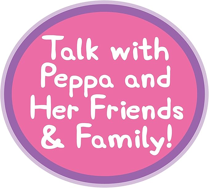 Just Play Peppa Pig Have a Chat Cell Phone, Toy Phone with Realistic Sounds and Light Up Buttons, Kids Toys for Ages 3 Up