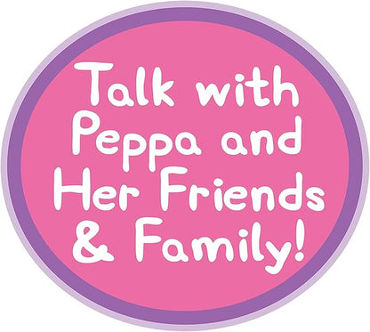 Just Play Peppa Pig Have a Chat Cell Phone, Toy Phone with Realistic Sounds and Light Up Buttons, Kids Toys for Ages 3 Up